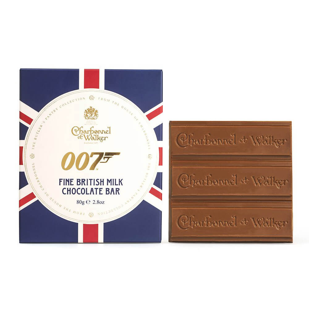 Charbonnel et Walker James Bond 007 Milk Chocolate Bar 80g